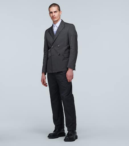 Valentino technical double-breasted blazer