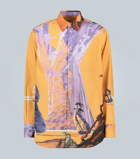 Valentino Yellow City shirt