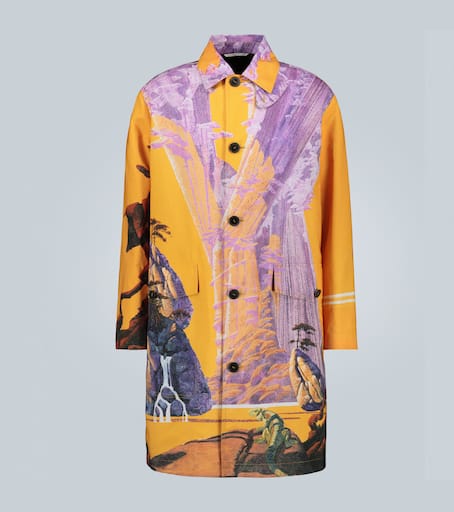 Valentino Yellow City coat