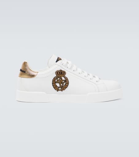 Portofino low-top leather sneakers