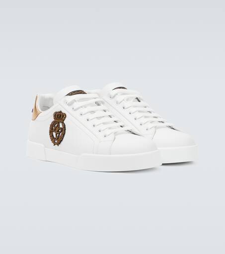 Portofino low-top leather sneakers