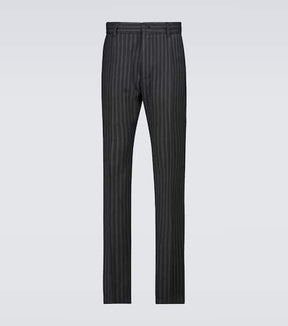 Striped formal pants