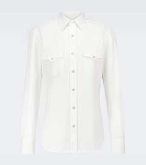 Western long-sleeved cotton shirt