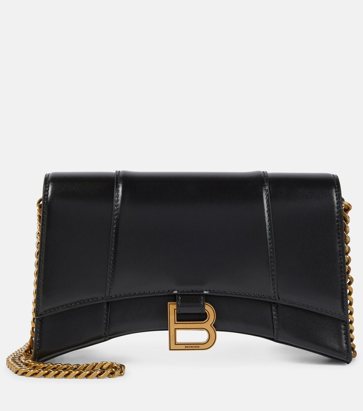 Balenciaga Hourglass leather shoulder bag