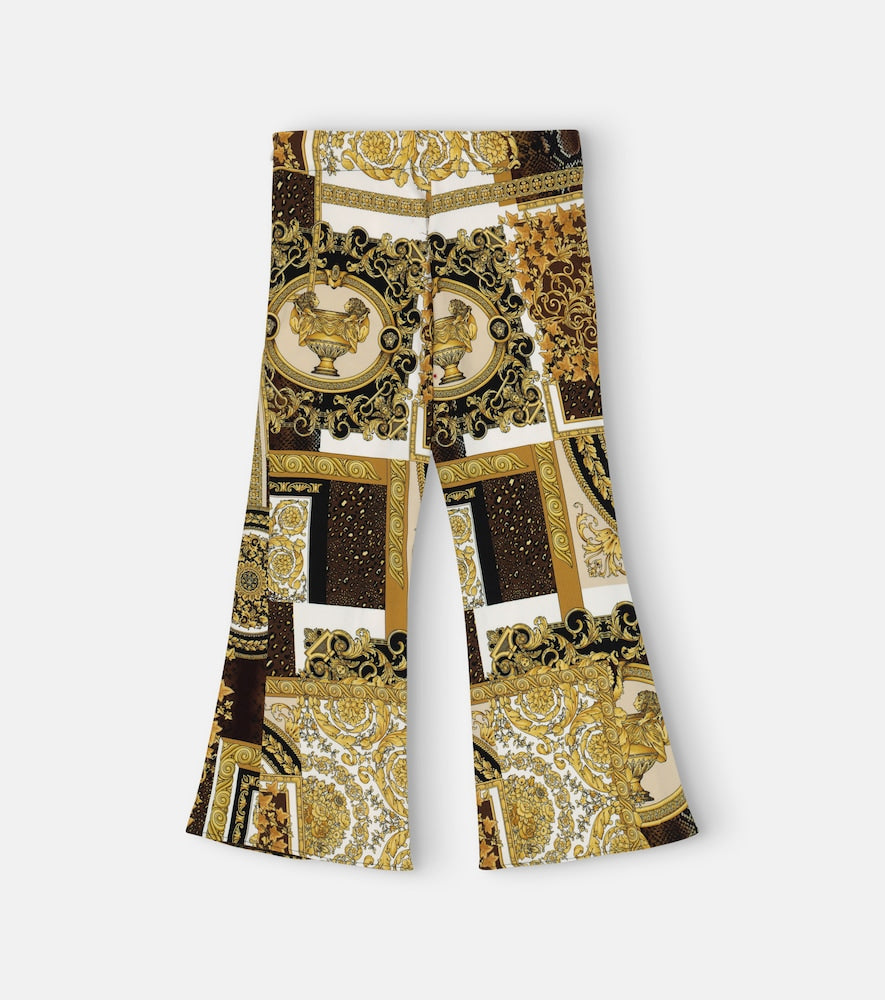 Barocco Patchwork flared pants