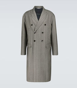 Double-breasted VLTN Times coat