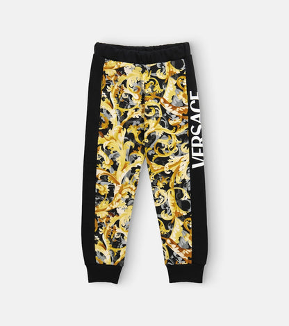 Printed cotton sweatpants