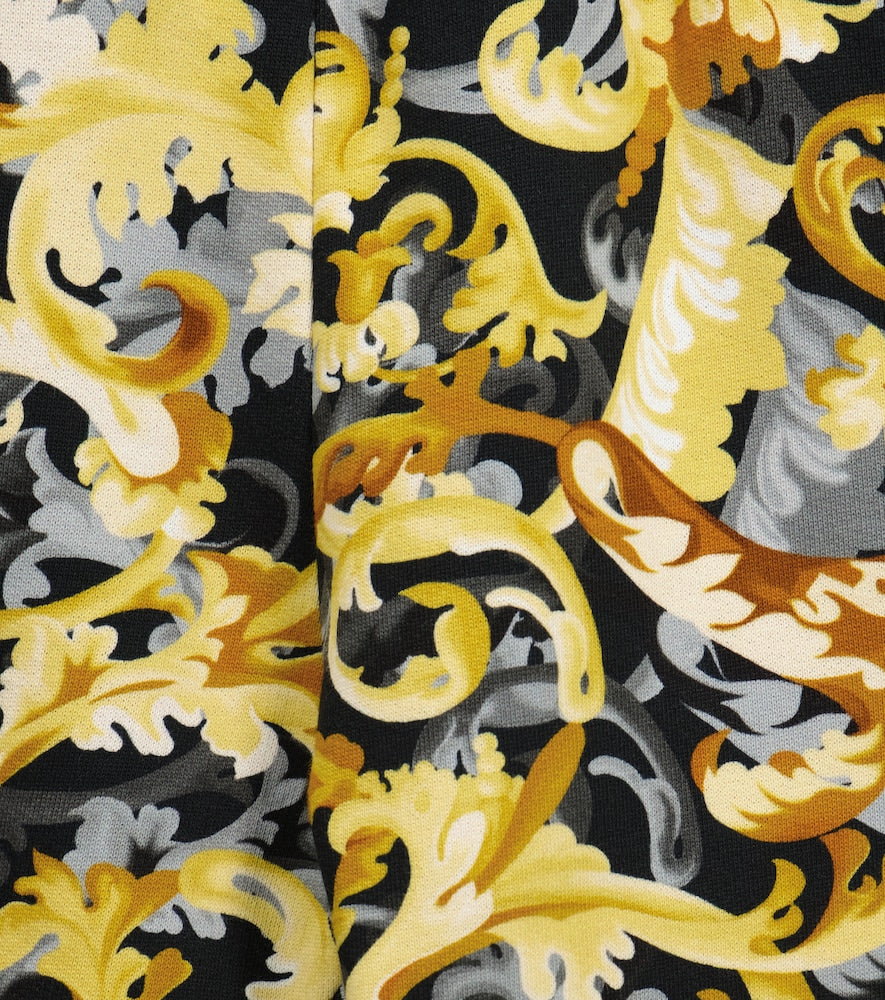 Printed cotton sweatpants