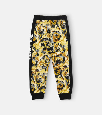 Printed cotton sweatpants