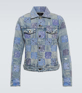 Patchwork denim jacket