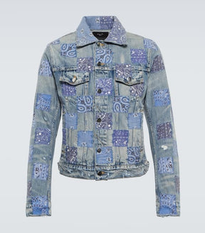 Patchwork denim jacket