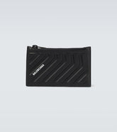 Car leather card holder