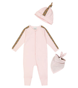 Baby Burberry Check cotton-blend set
