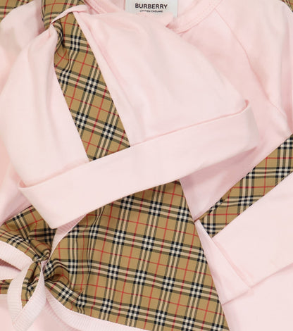 Baby Burberry Check cotton-blend set