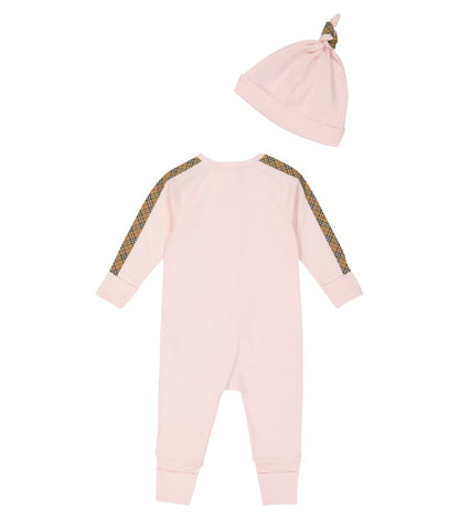 Baby Burberry Check cotton-blend set