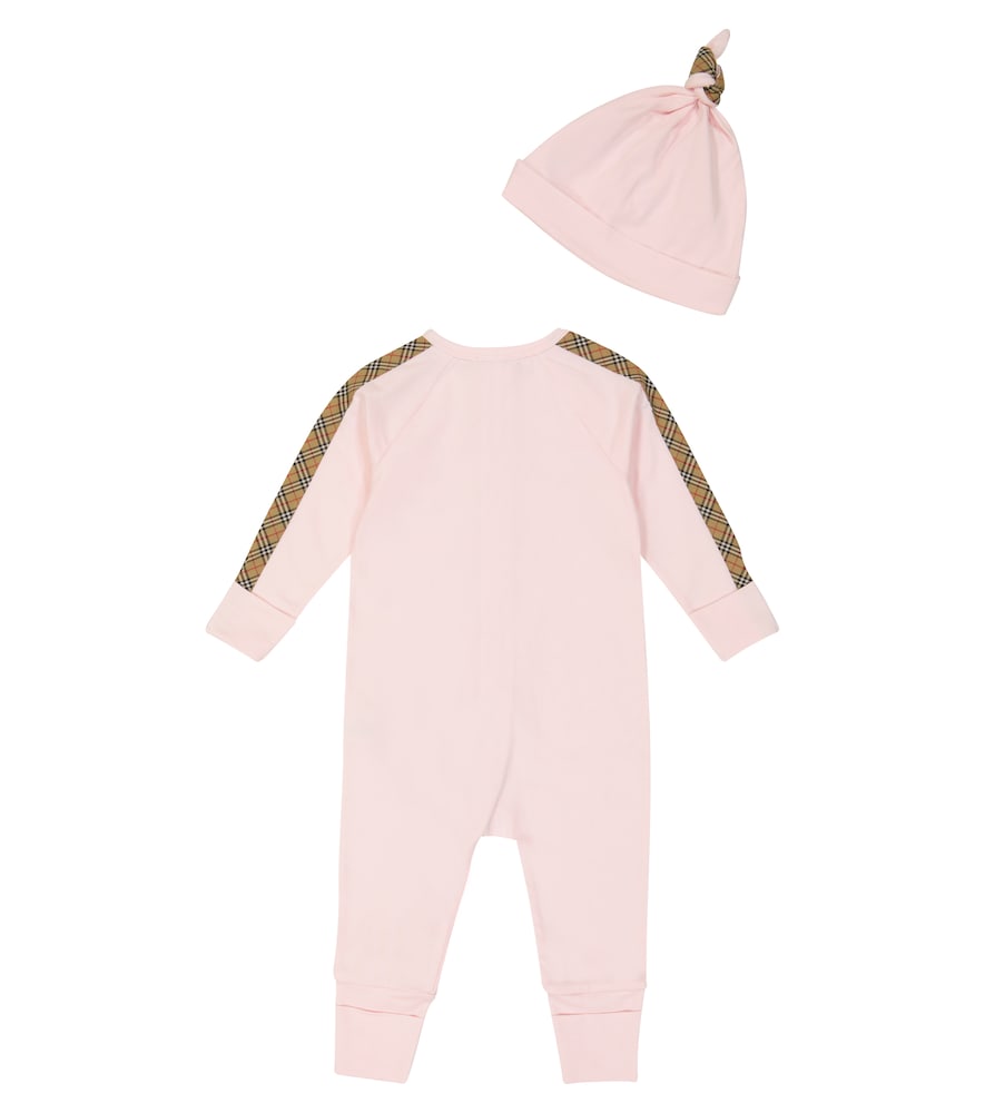 Baby Burberry Check cotton-blend set