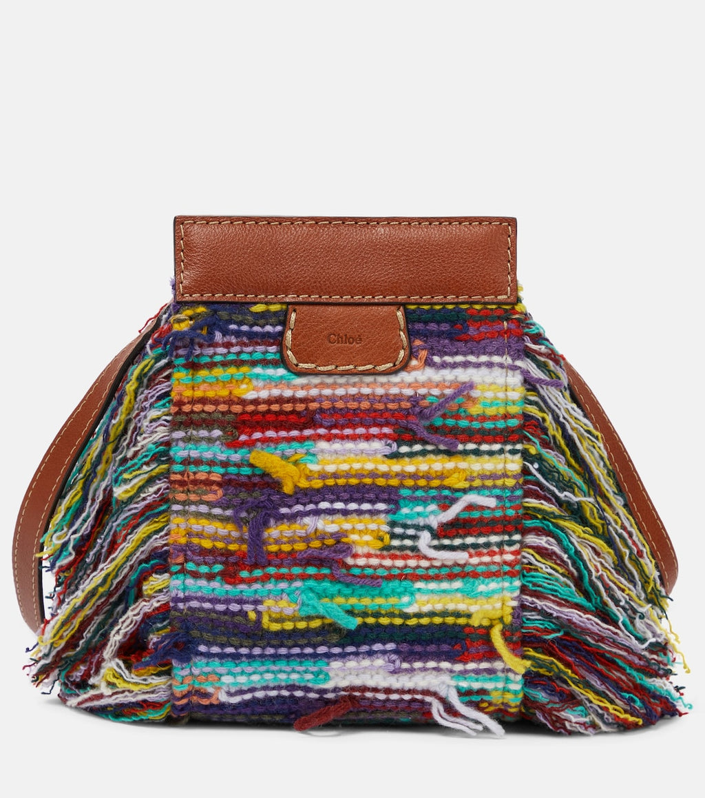 Edith cashmere crossbody bag