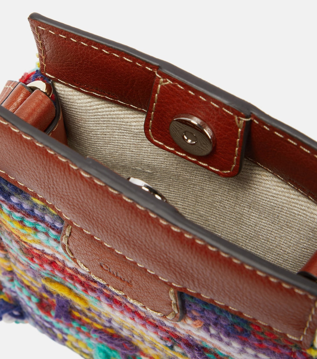 Edith cashmere crossbody bag