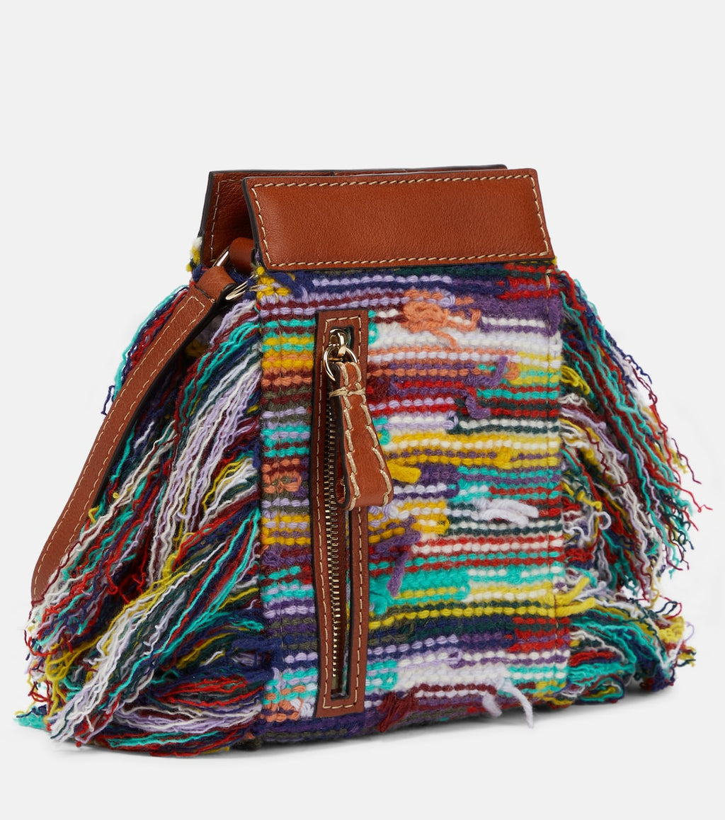 Edith cashmere crossbody bag