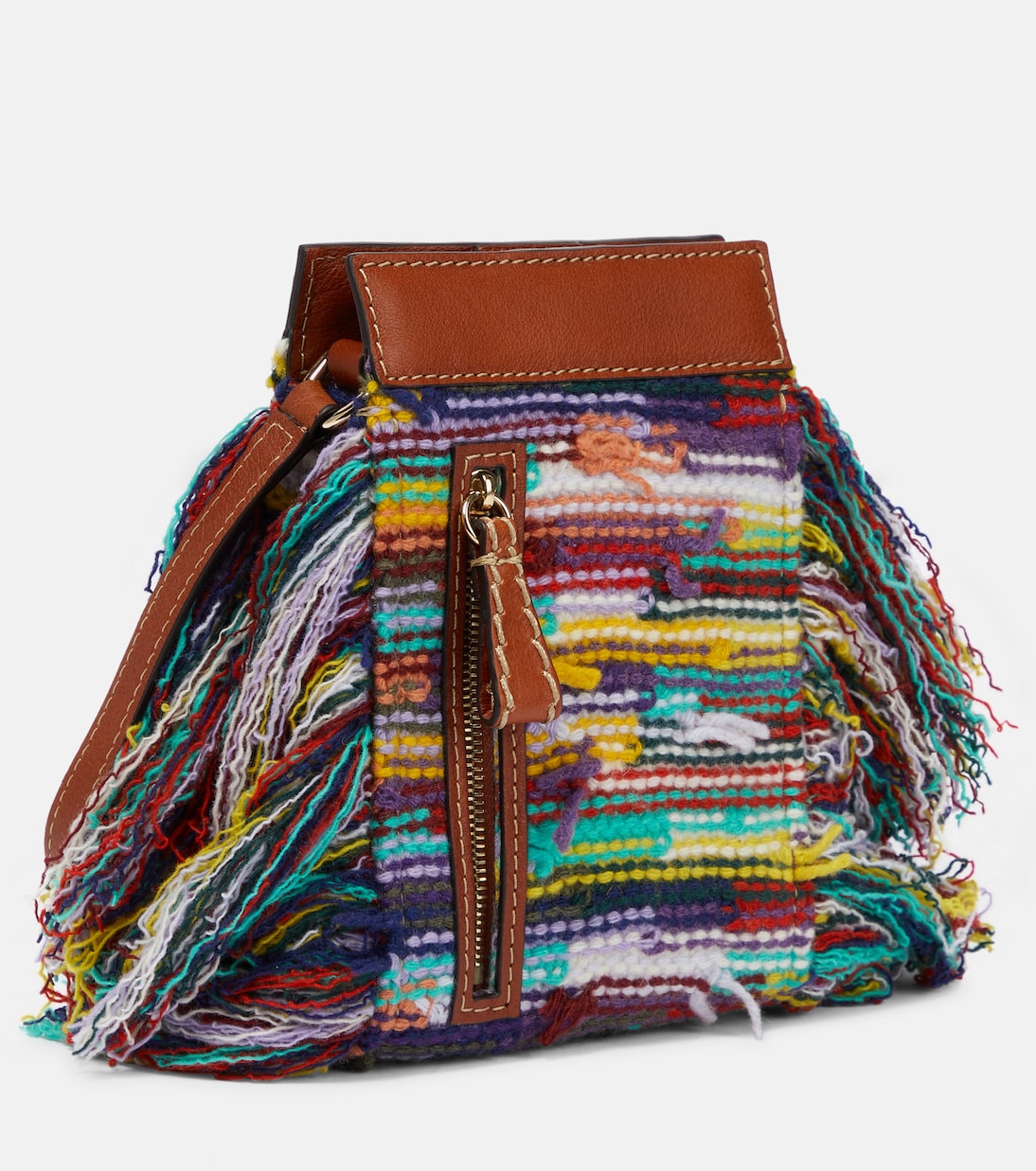 Edith cashmere crossbody bag