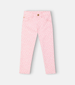 La Greca printed jeans