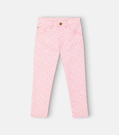 La Greca printed jeans