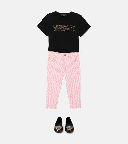 La Greca printed jeans
