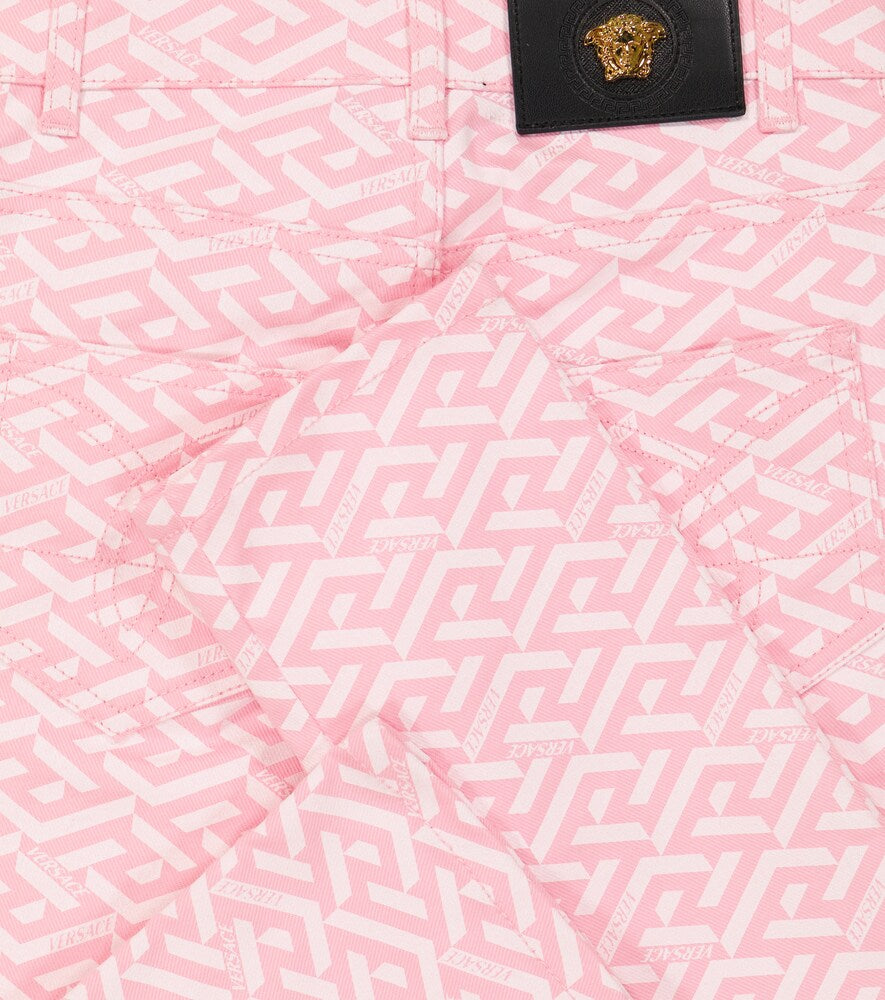La Greca printed jeans