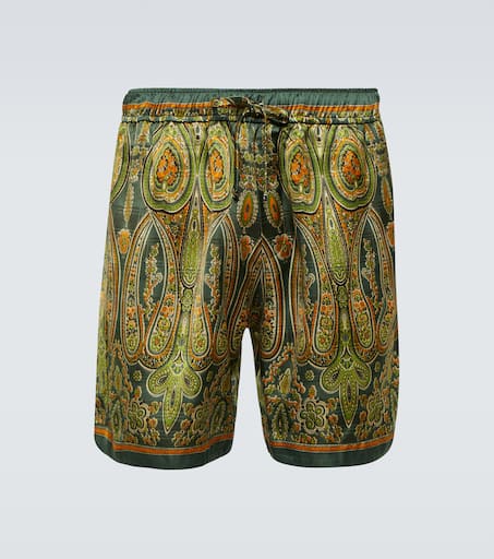 Tapestry printed Bermuda shorts
