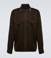 Wool overshirt