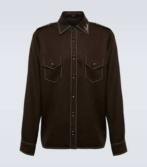 Wool overshirt