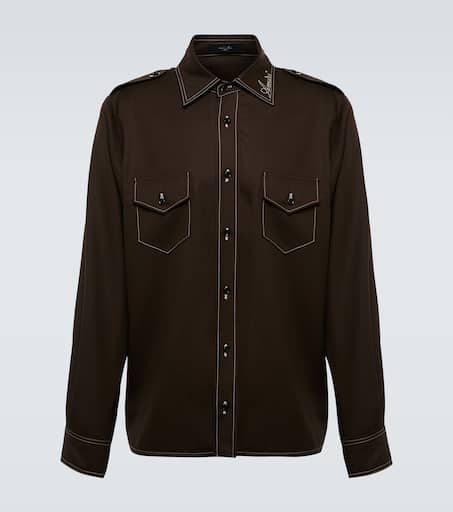 Wool overshirt