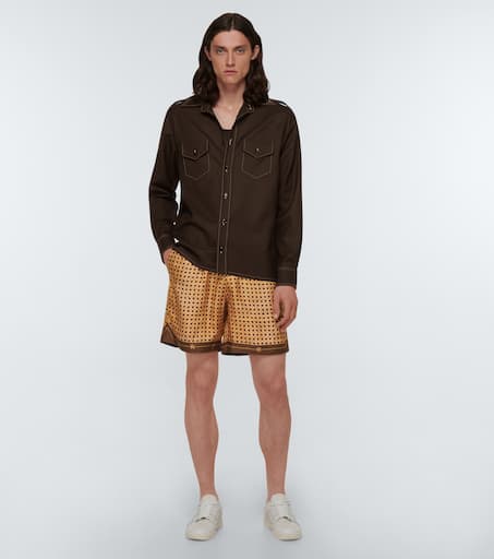 Wool overshirt