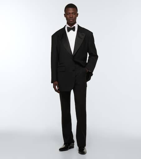 Stretch-wool pants