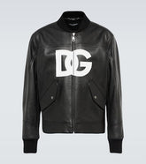 DG leather bomber jacket