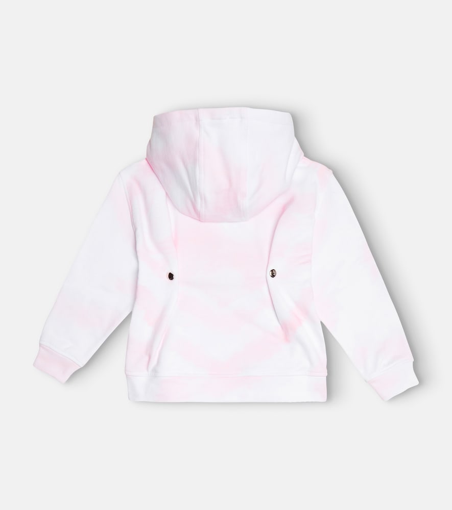 Tie-dye cotton hoodie