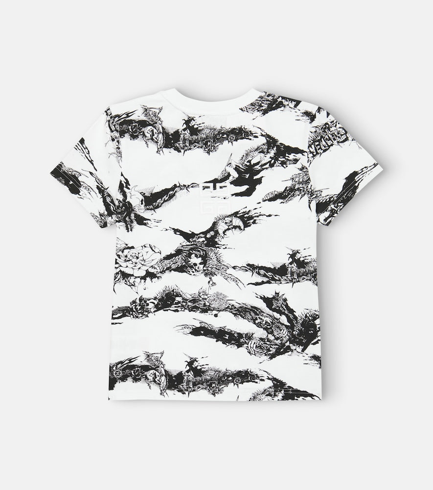 Printed white T-shirt