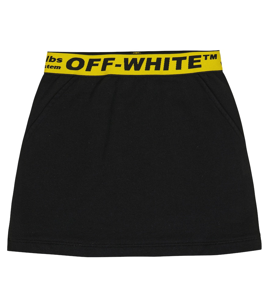Cotton jersey skirt
