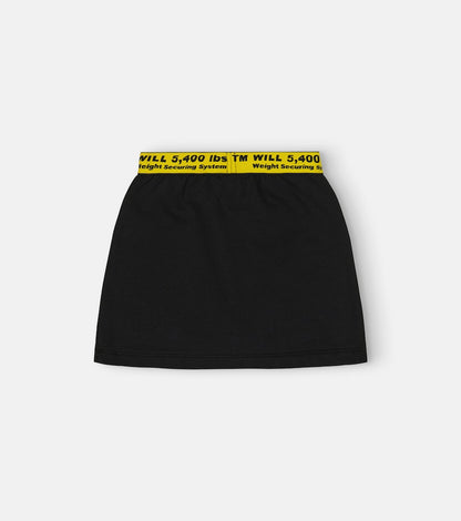 Cotton jersey skirt
