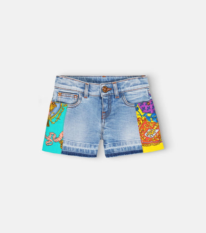 Royal Rebellion denim shorts