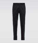 Slim cashmere pants