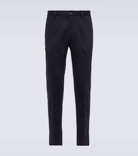 Slim cashmere pants