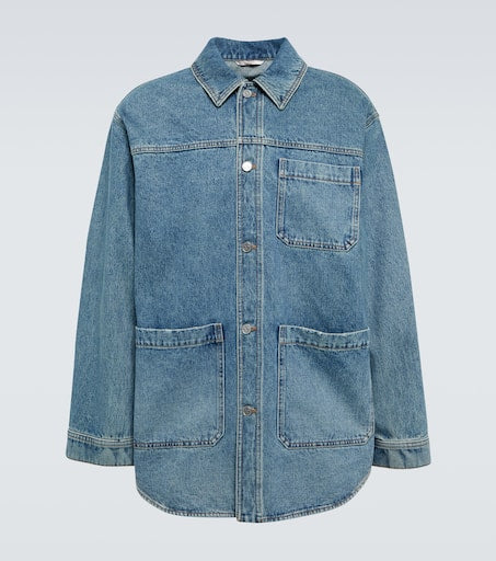 Denim shirt jacket