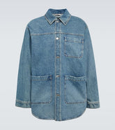 Denim shirt jacket