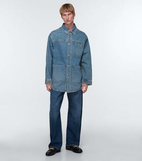 Denim shirt jacket