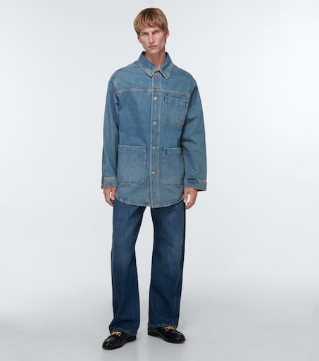 Denim shirt jacket