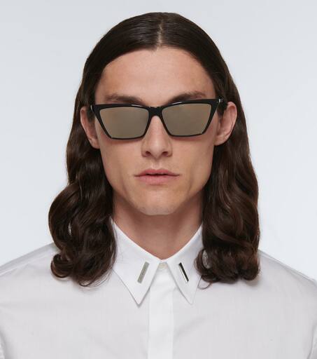 Acetate rectangle sunglasses