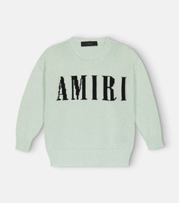 Intarsia-knit cotton and cashmere sweater