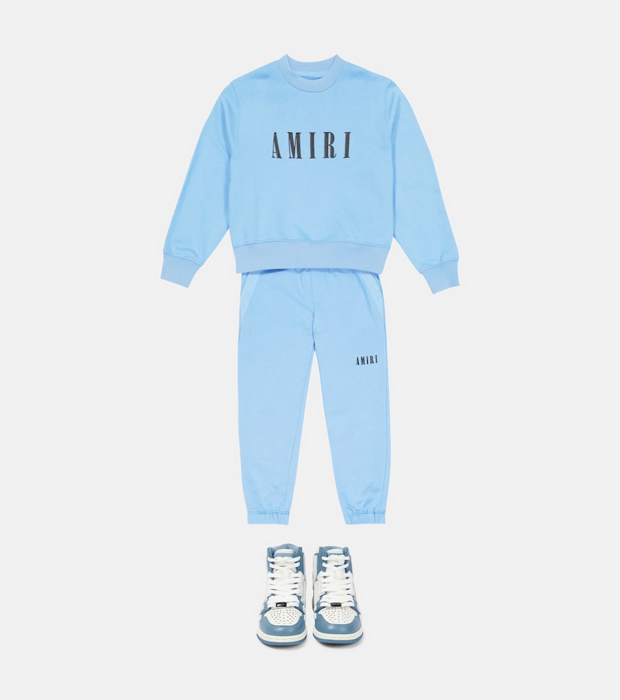 Logo cotton sweatpants