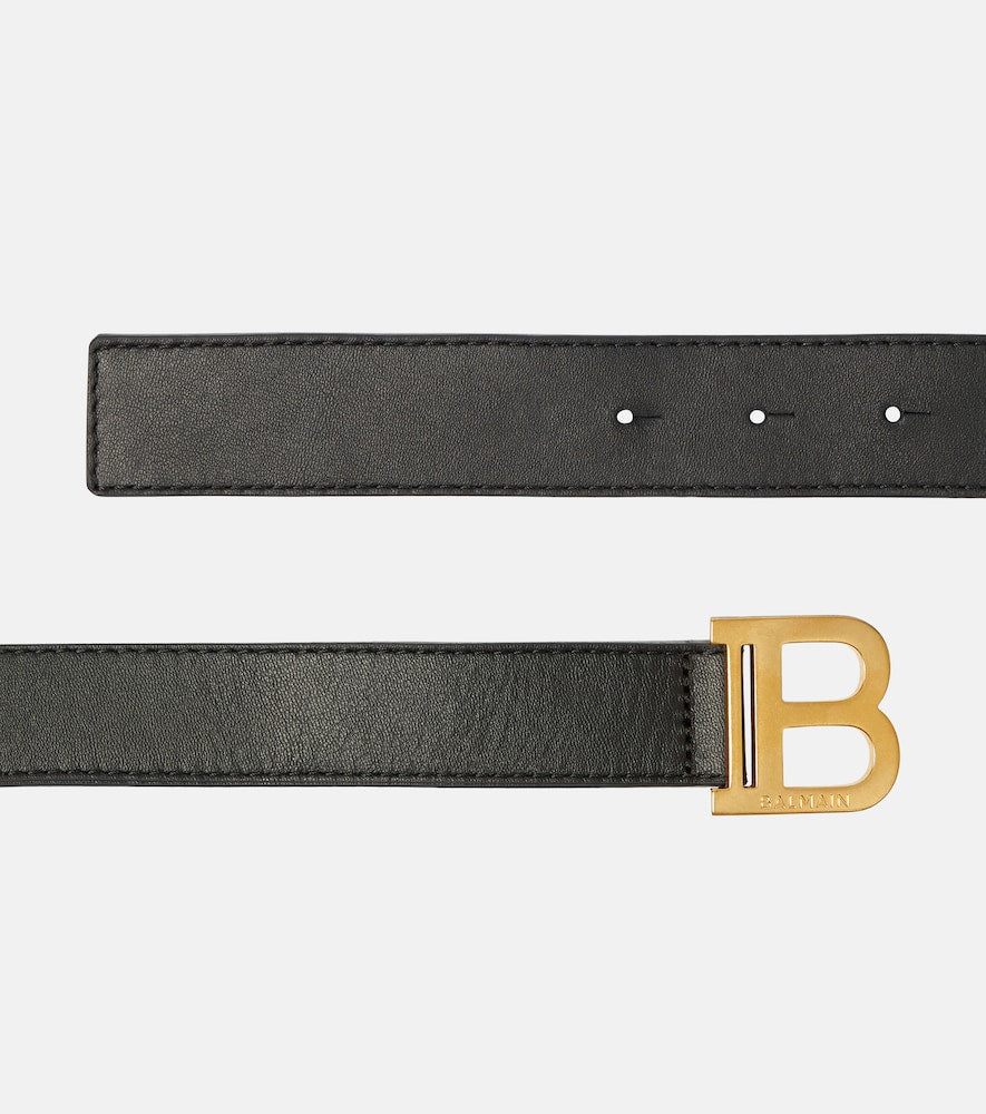 Leather belt